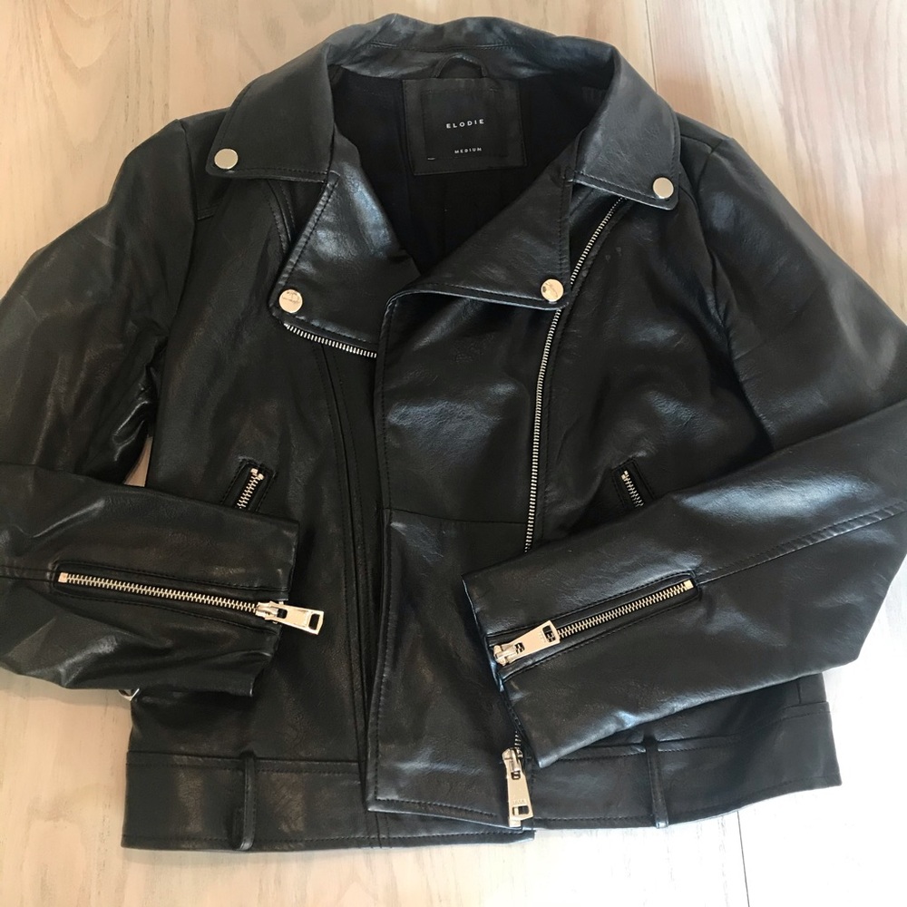 Faux Leather Jacket
